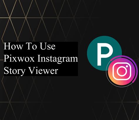 How To Use Pixwox Instagram Story Viewer.